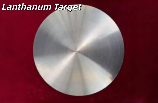 Serie de objetivos de aleaciones y metales de tierras raras de alta pureza: objetivo de lantano (La)